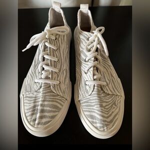 Serra Zebra Pattern Sneakers with White Accents